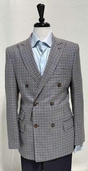New Double Breasted Sport Coat by Galante, Made in Italy