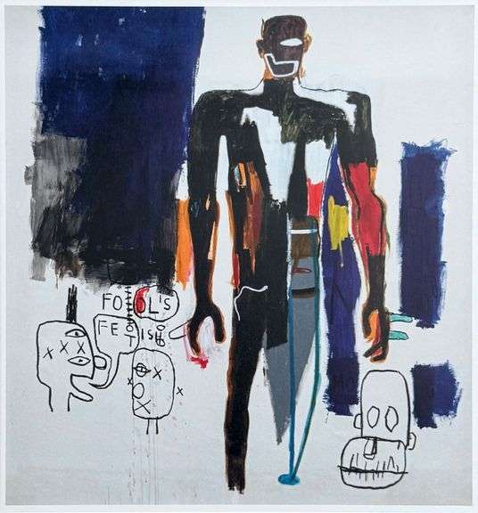 Colorful Jean-Michel Basquiat From 'Symbols and Signs'