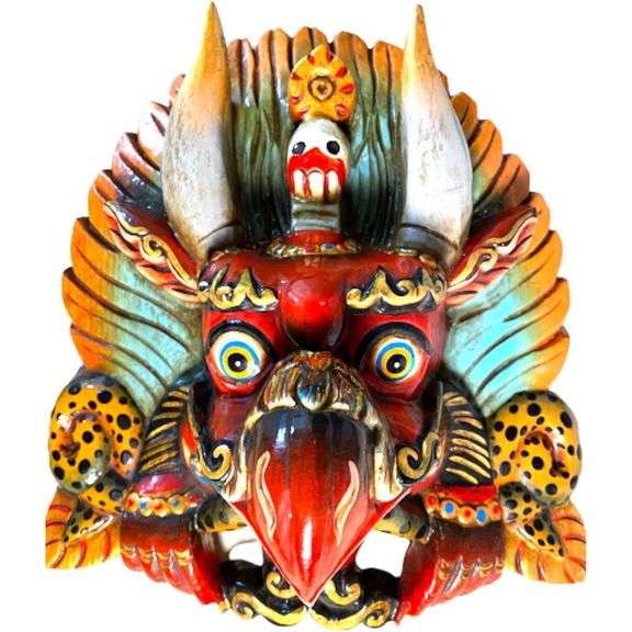 Himalayan Garuda Wooden Mask