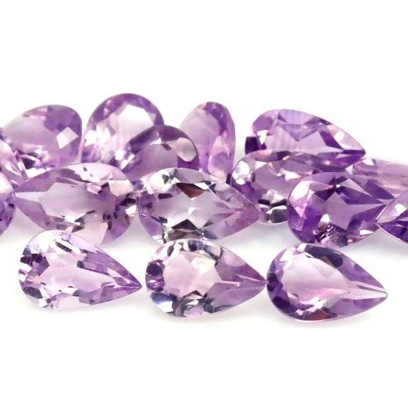 Glittering 12ct real Brazilian Amethyst set