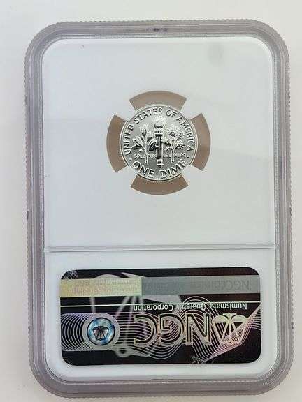 2018-S Silver Dime, NGC Reverse Proof 70