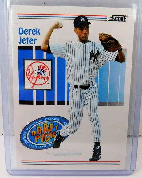 Derek Jeter 1998 Score Draft Pick Baseball Card