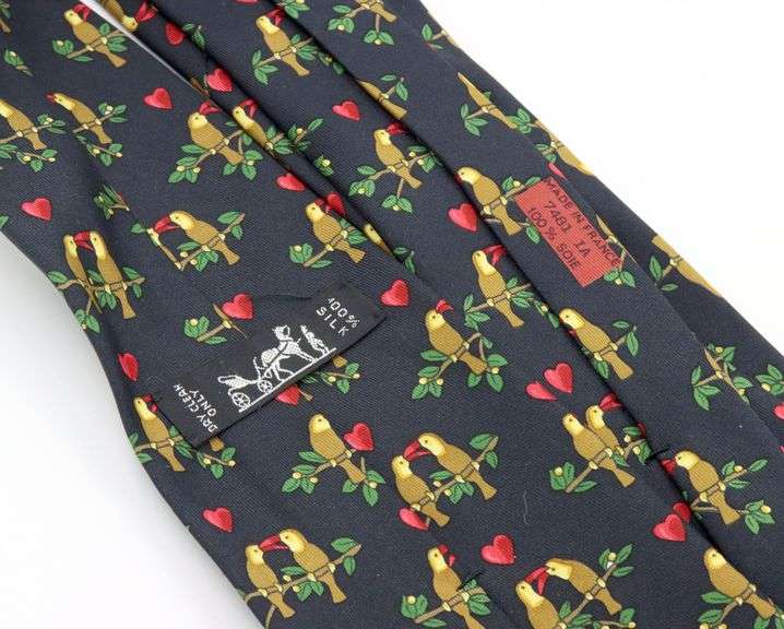 Group lot of 6 Hermes Ties