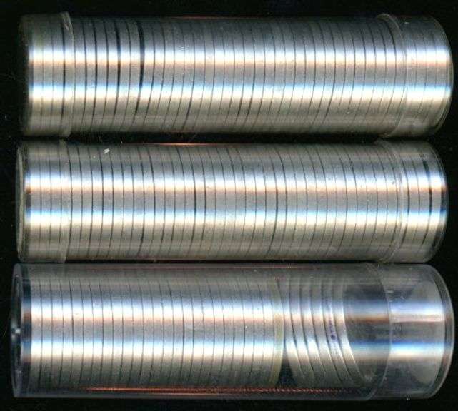 111 1960-D Jefferson Nickels with Bar Error