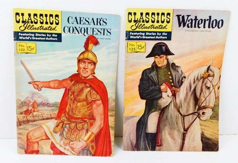 2 Classics Illustrated Comic Books, 1956