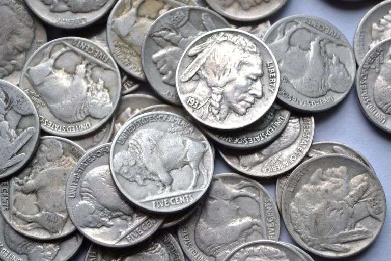 80 Unsearched Full Date Buffalo Nickels.