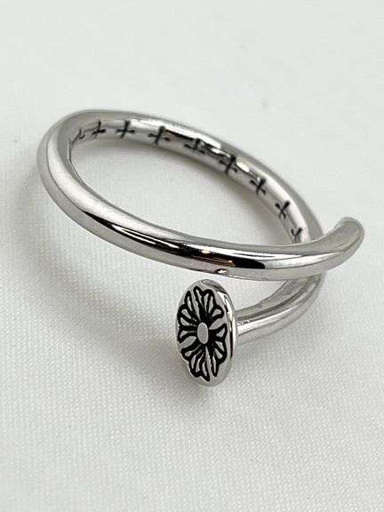925 Sterling Silver Nail Ring