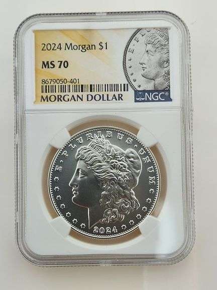 2024 Morgan Silver Dollar, NGC MS70