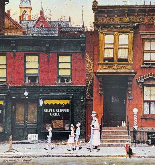 Norman Rockwell Rare Vintage Art