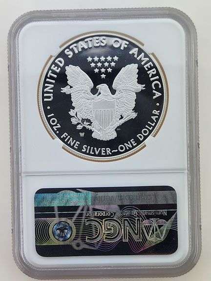 2020-W Proof Silver Eagle, NGC PF69 Ultra Cameo