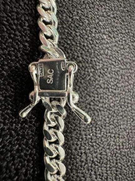 Sterling Silver Solid Miami Cuban Link Chain 4.2mm 925 Italy Box Lock Bracelet 8"