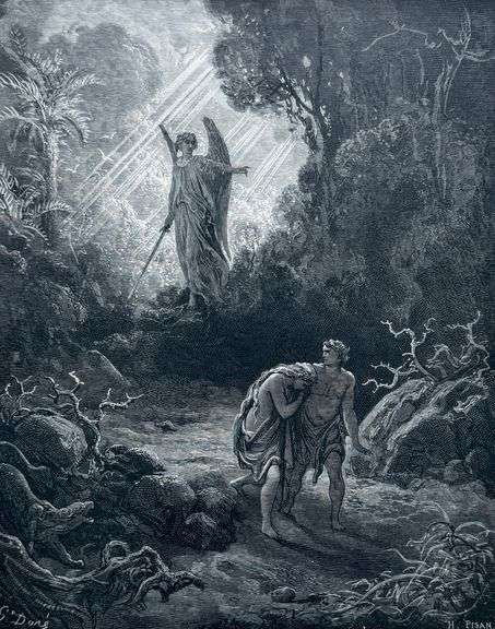 Gustav Dore, The Expulsion from the Garden