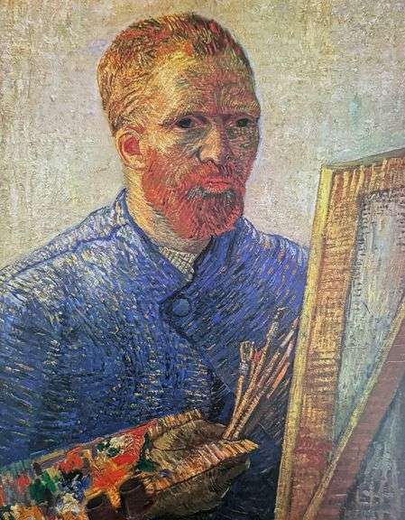Vincent Van Gogh, Self-portrait in Front of the Easel