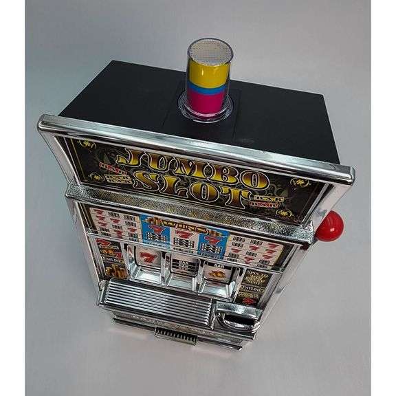 Jumbo Slot Machine Coin Bank with Lights