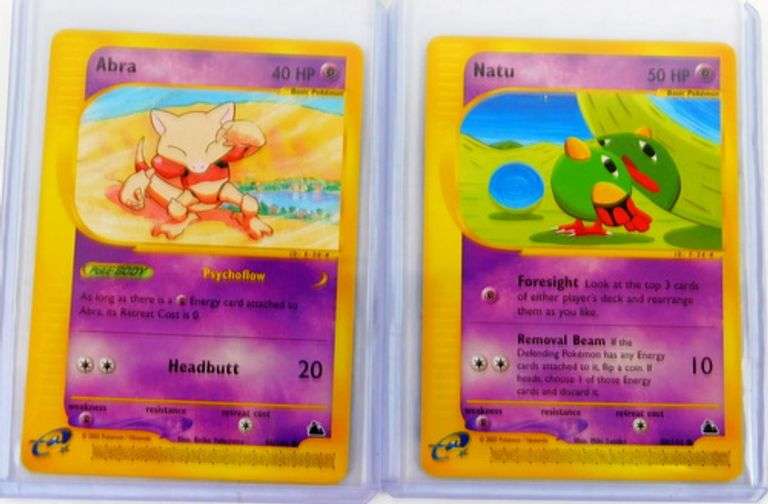 2 Pokémon 2003 Trade Cards