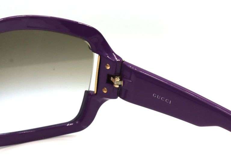 Gucci purple sunglasses