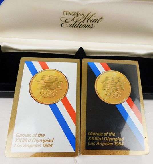 1984 Los Angeles Olympics Playing Cards in Box