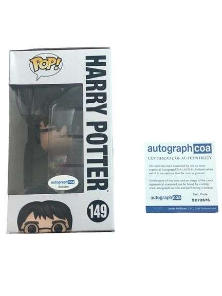 Daniel Radcliffe Signed Harry Potter Funko Pop! #149 ACOA