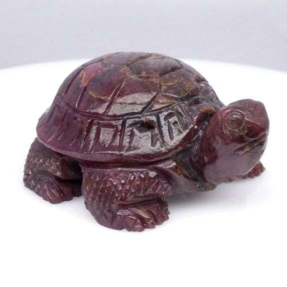 Wow! Look at this 138.58ct Turtle cut from pure Tanzanian Ruby!