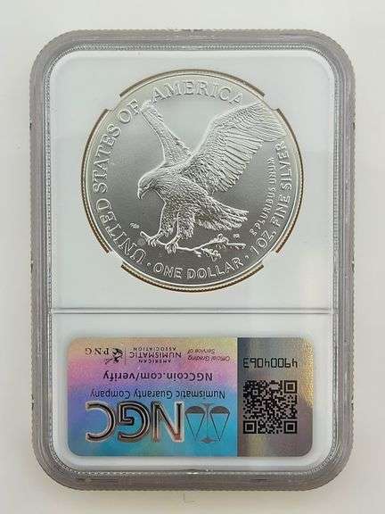 2024 American Silver Eagle, NGC MS70 Early Releases