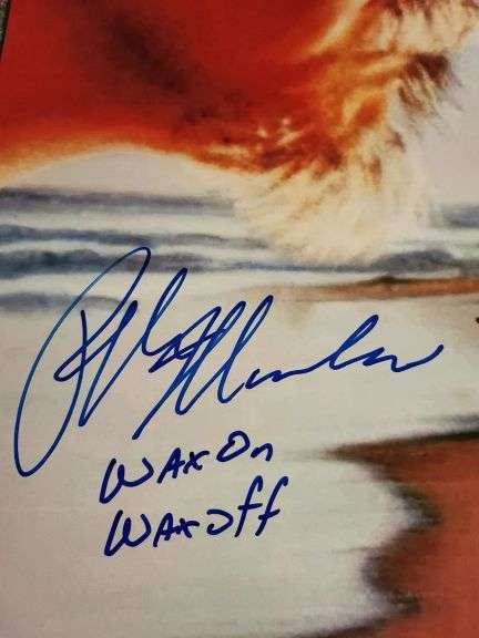 Ralph Macchio Autographed 24x36 "Wax On" The Karate Kid Framed Poster Exact Proof ACOA