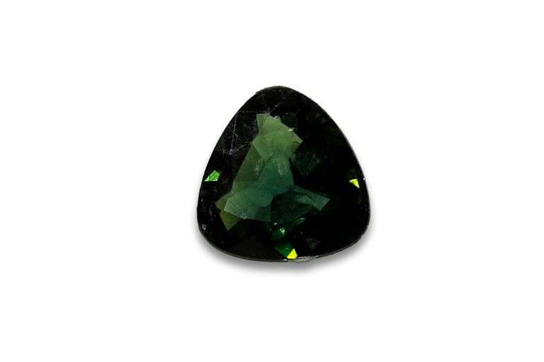 Natural Green Sapphire Trillion