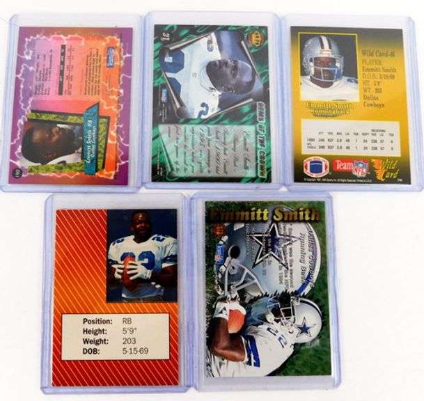 5 Emmitt Smith Football Cards