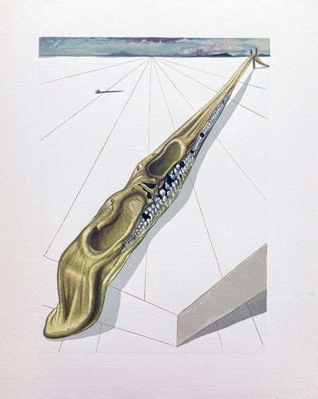 Rare Salvador Dali Original Engraving from The Divine Comedy, Inferno