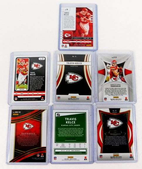7 Travis Kelce Football Cards