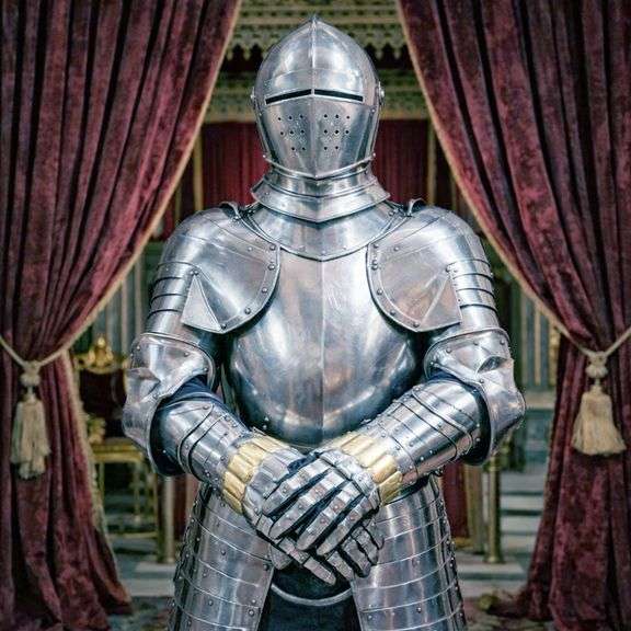 Viking Gauntlets with Brass Accents