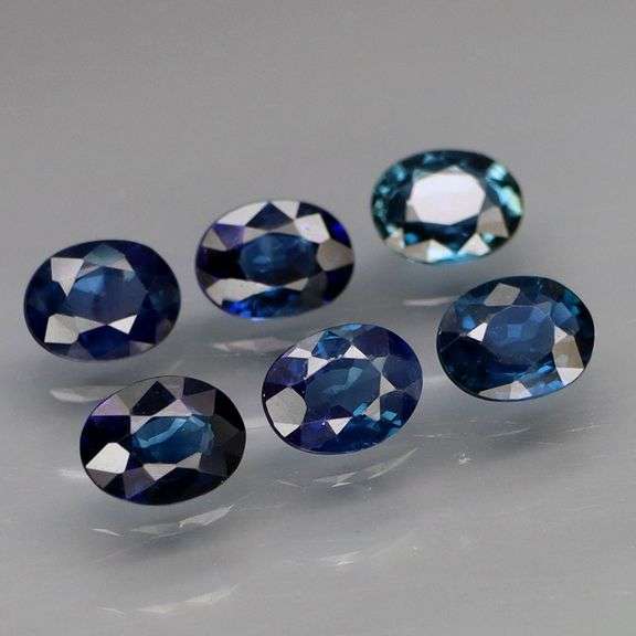 Beautifully colored 1.69ct ink blue Sapphire set