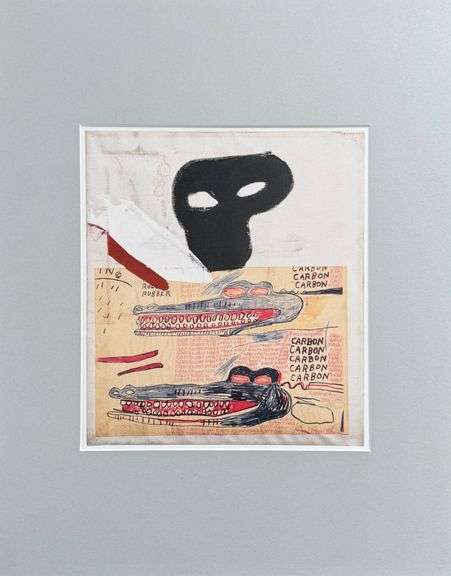 Colorful Jean-Michel Basquiat From 'Symbols and Signs'