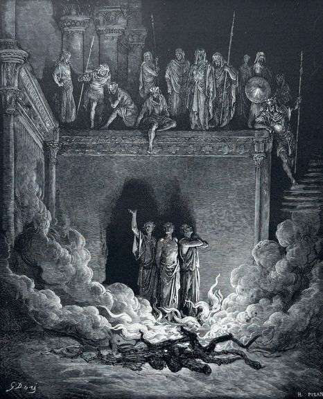 Gustav Dore, The Fiery Furnace