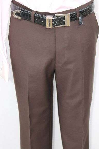Fine Quality Italian Tailored Brown Color Pants