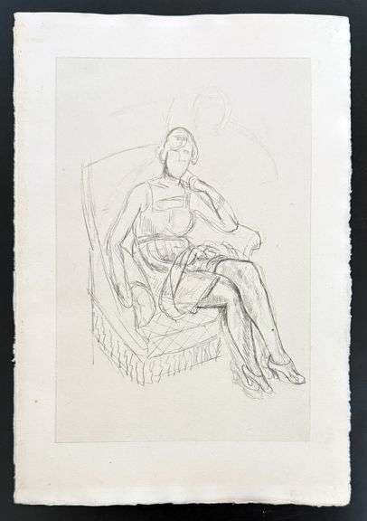 Very rare Henri Matisse etching, C.1920, from the series of Cinquante Dessins