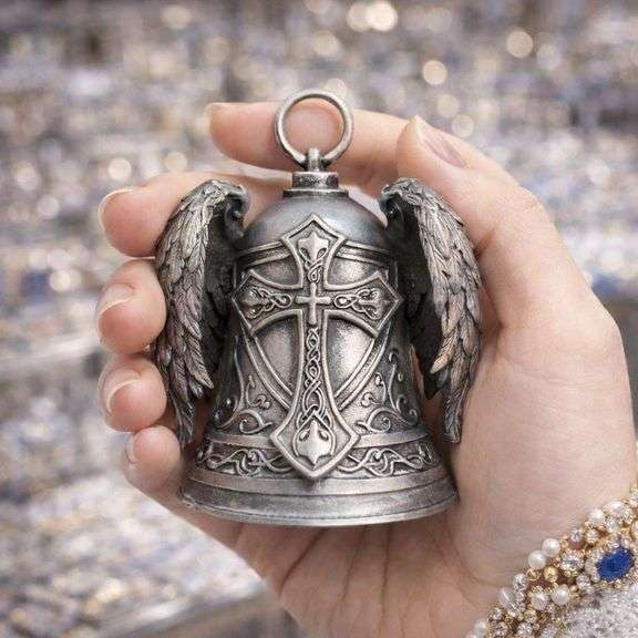 Guardian Angel Bell with Wings