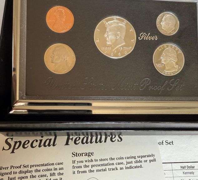 1996 Premier Silver US Proof Set