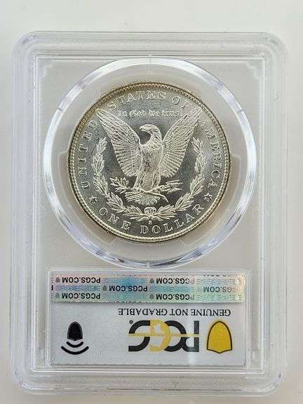 1885-S  Morgan Silver Dollar, Cleaned-UNC Detail