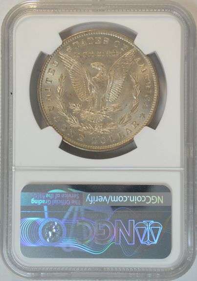 Super Gem BU 1898-O Morgan Silver Dollar. NGC MS65