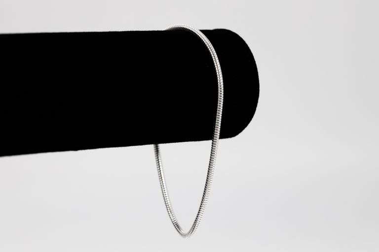 Sterling Silver Snake Chain 2.3mm Solid 925 New Brazilian Bracelet 9"