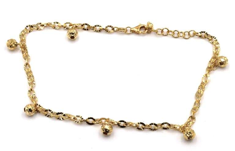 18kt Yellow gold Anklet bracelet