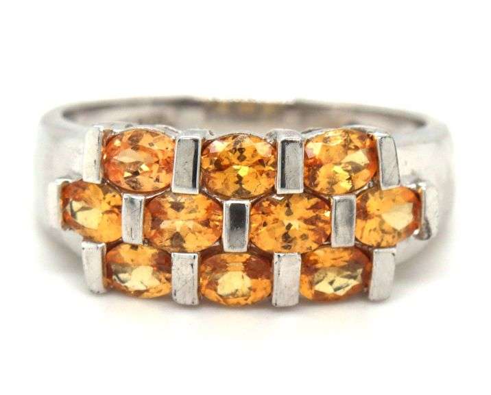 925 Sterling silver cubic zirconia bracelet and ring