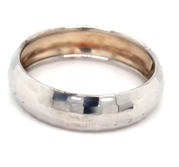 14kt White gold 3.8mm band