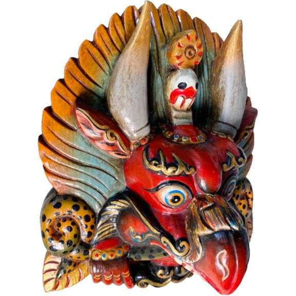 Himalayan Garuda Wooden Mask