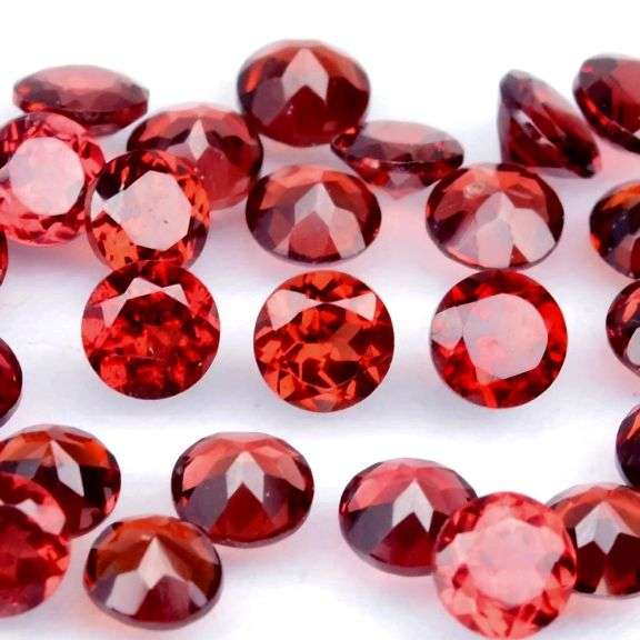 Look at this! 10.18 carats of rich red Pyrope Garnets!