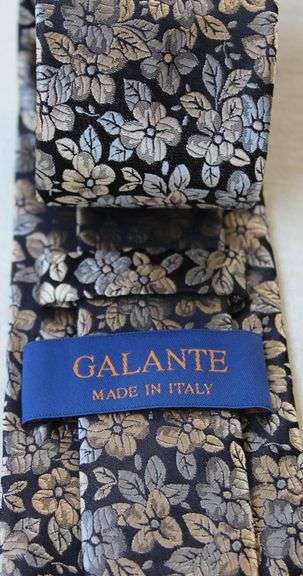 Fine Quality Italian Hand Made Silk Tie By Galante