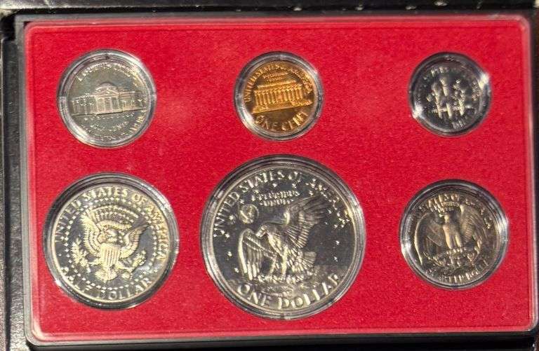`1973-1982 Black Box US Proof Sets Complete