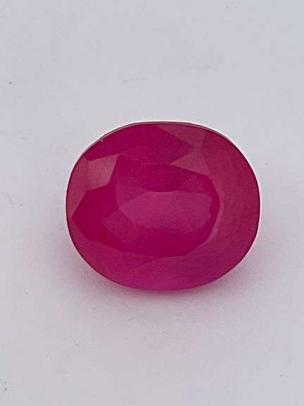 CERTIFIED LAB GROWN CORUNDUM 8.09 CARATS