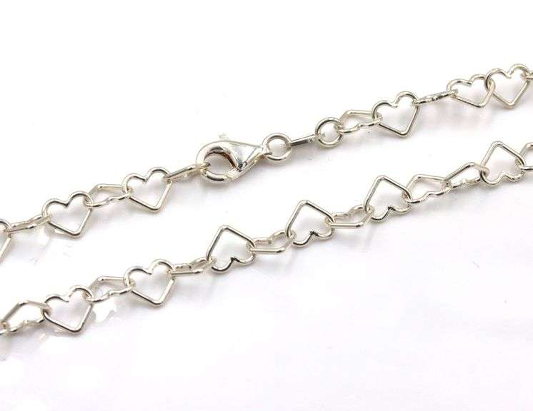 Lot of 925 sterling silver 2 necklaces and dangle earrings