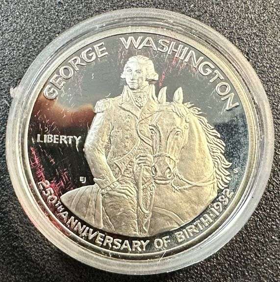 Great lot of ten (10) Superb Gem Proof 1982-S Washington SILVER Half Dollars